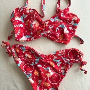 Fused Hawaii Mermaid Dreams bikini set 2xl/Xl
